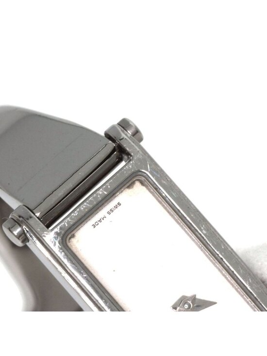 Gucci Square Face Bangle Watch SS